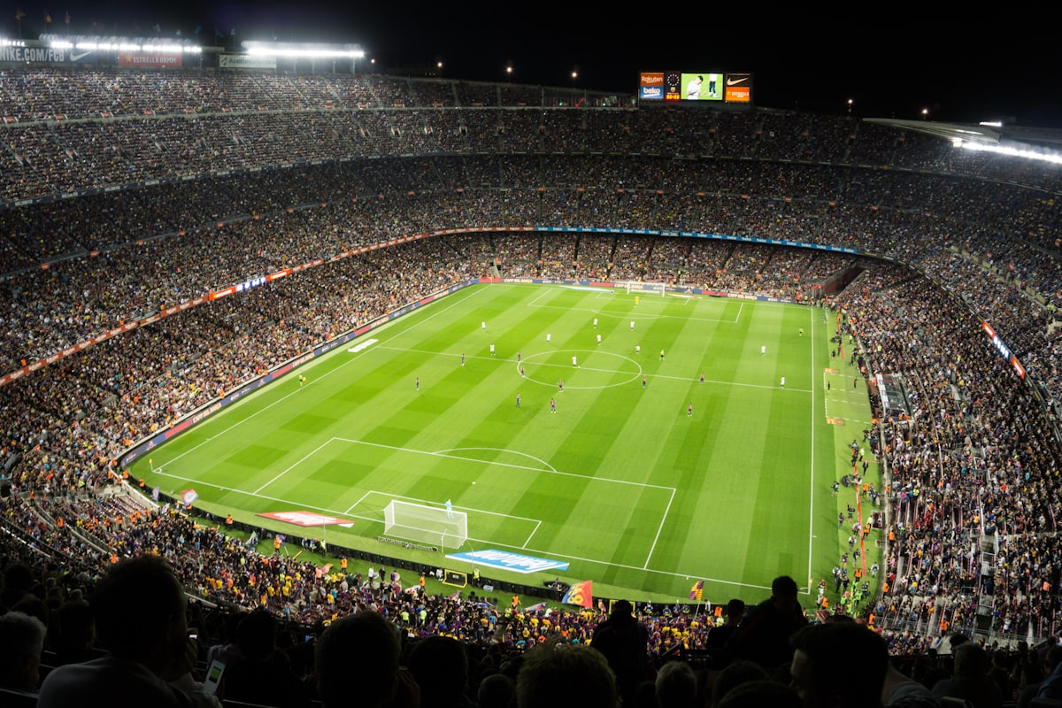 estadio durante un partido de la Copa del Mundo 2026